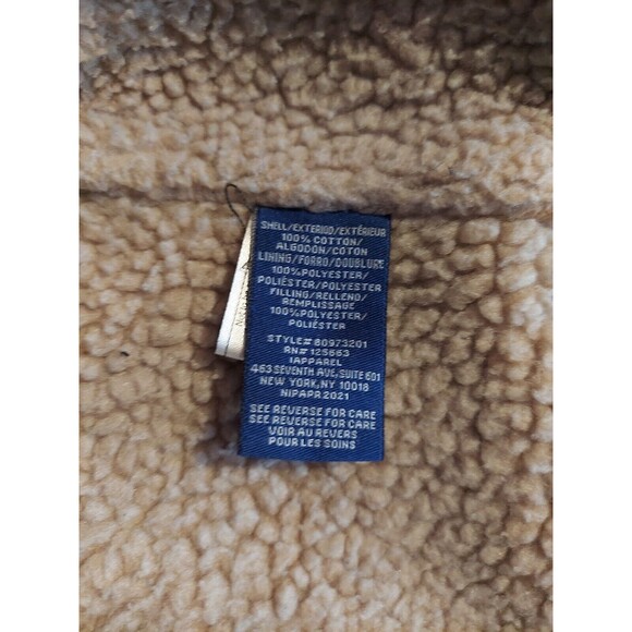 Bass Creek Outfitters Workwear Canvas Sherpa Lined Coat Jacket Size 14/16 Camo - Picture 7 of 9